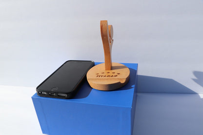 Bamboo Phone Holder