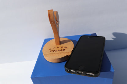 Bamboo Phone Holder