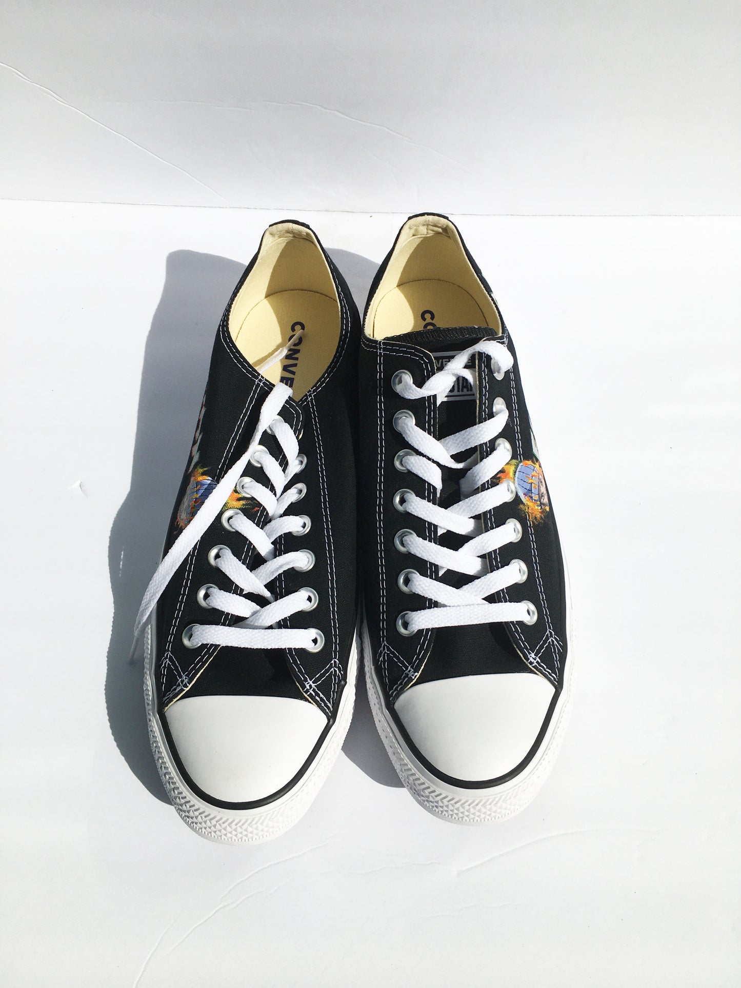 Fiyaman Converse Chuck Taylor All Star Low Tops in Black